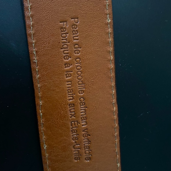 Saks fifth Avenue genuine caiman leather - Picture 4 of 6